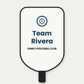 Custom Family Name Pickleball Paddle Set