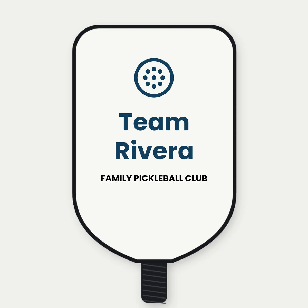 Custom Family Name Pickleball Paddle Set
