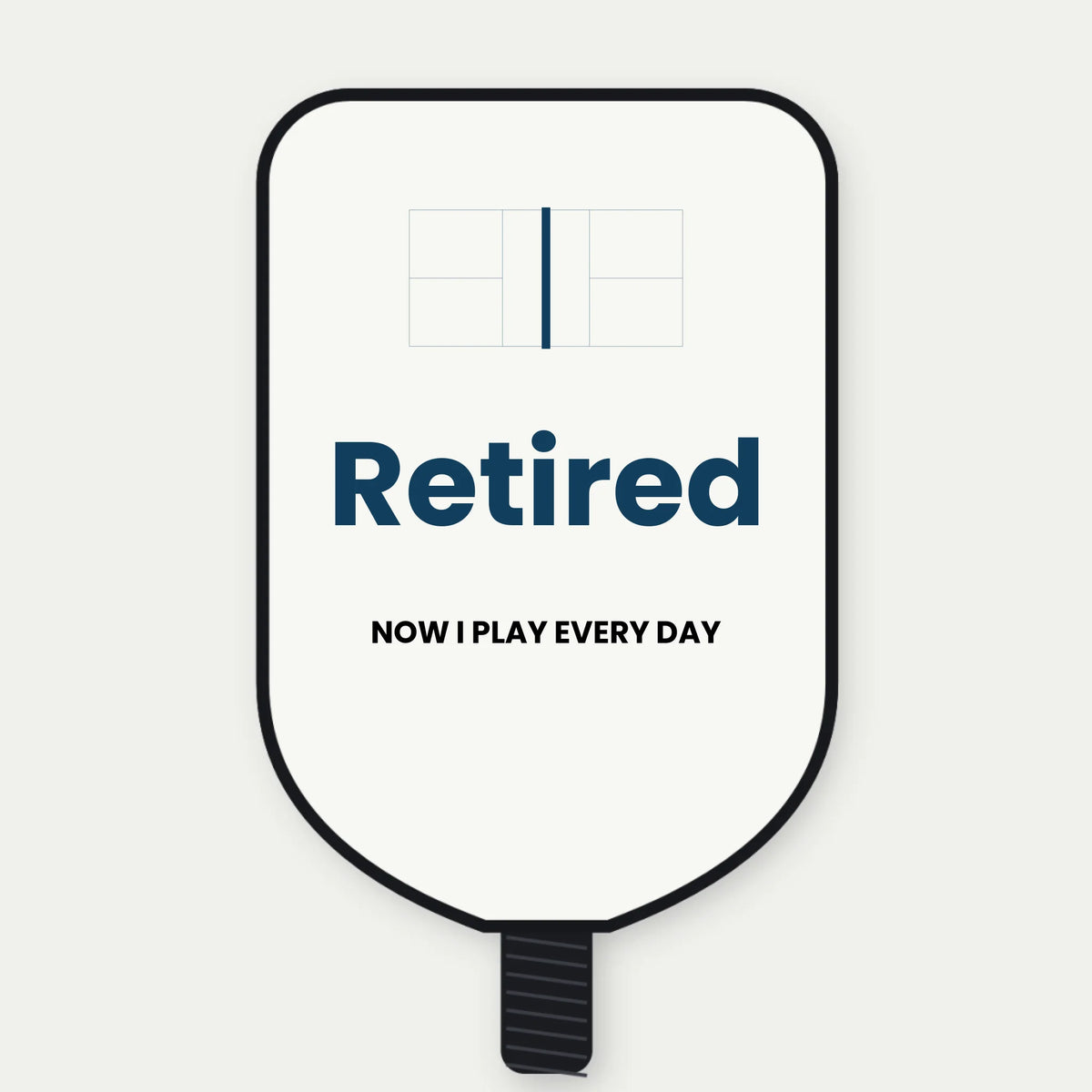Custom Retirement Pickleball Paddle Set