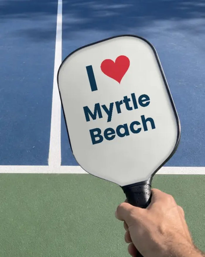 I ♥ Your City Custom Pickleball Paddle Set